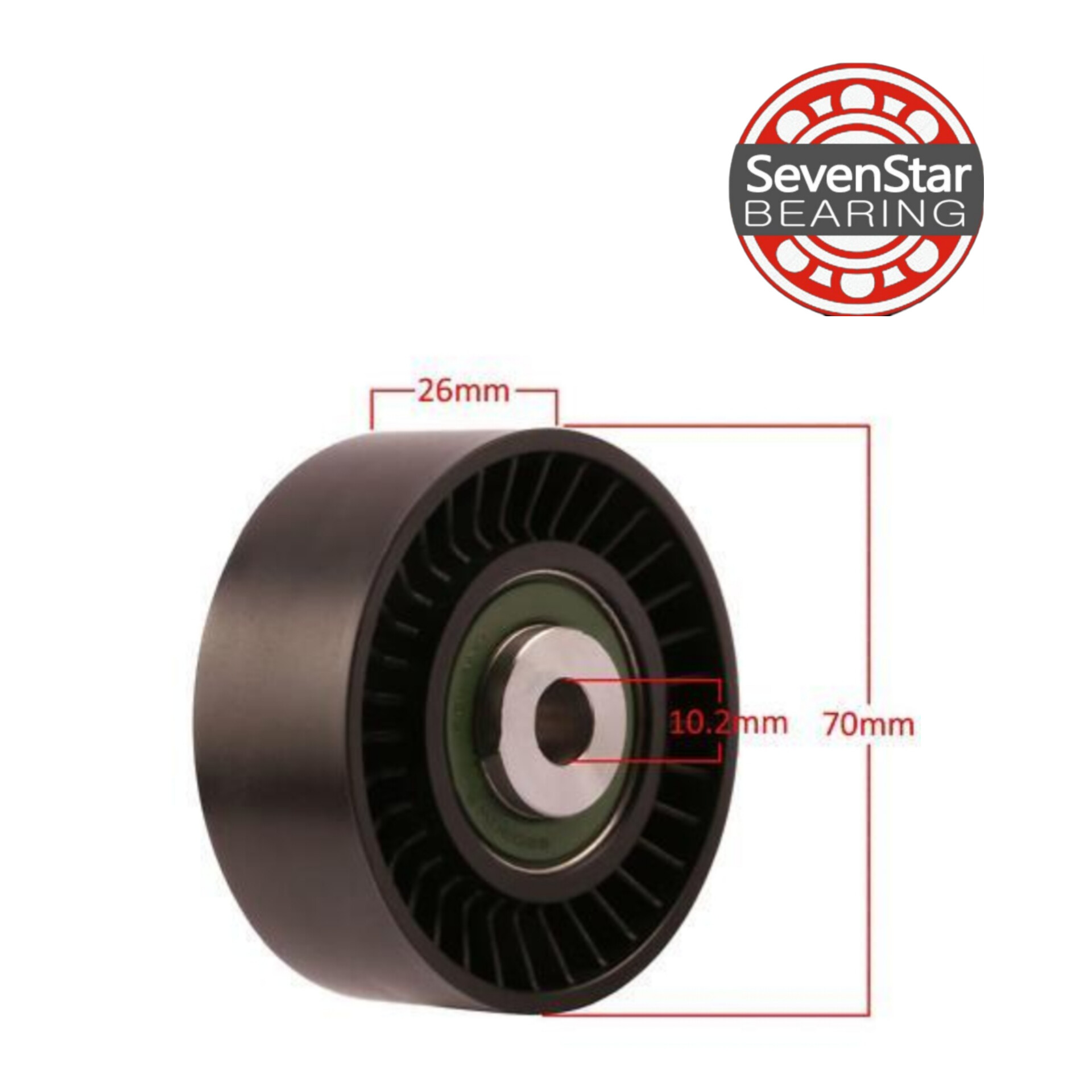 هرزگرد پژو ۲۰۶ سوراخ تنگpulley 206/d 10